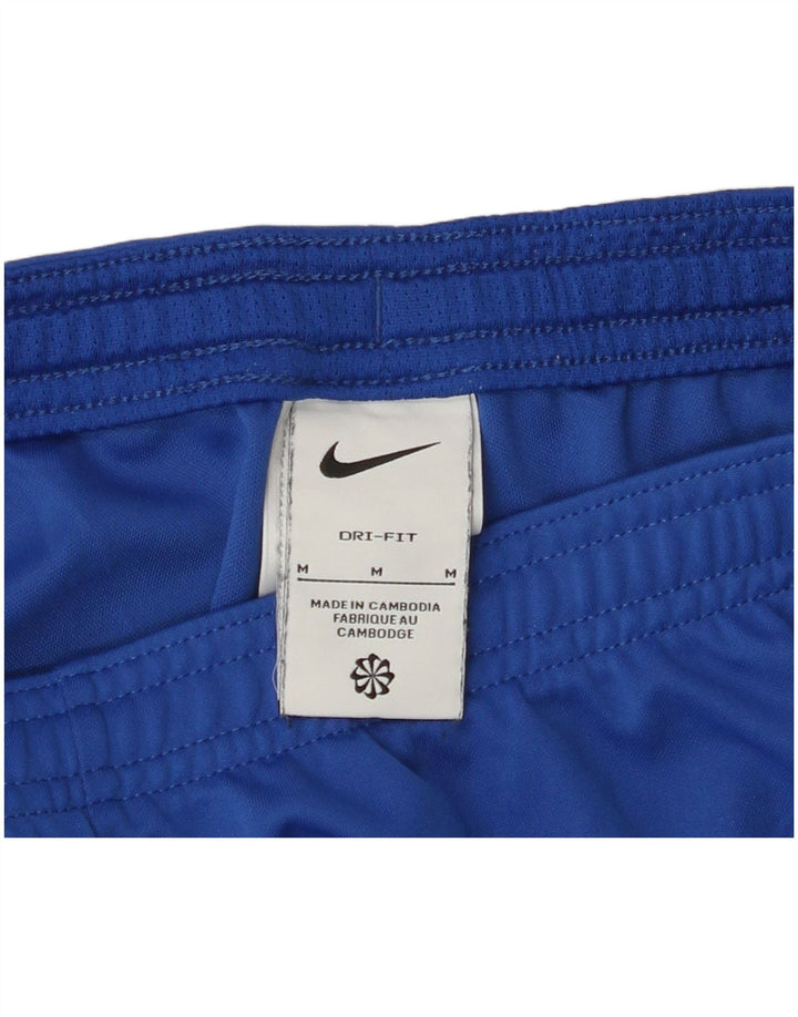 Pantaloni scurți sport NIKE Dri Fit pentru bărbați, poliester albastru mediu