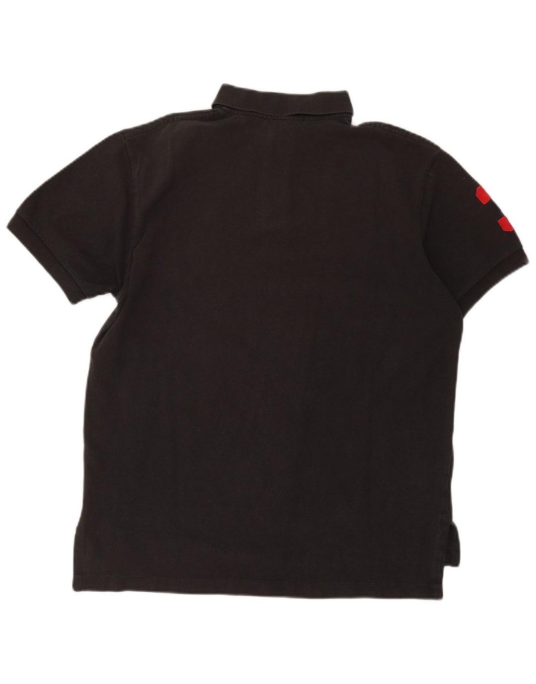 Cămașă grafică Polo Ralph Lauren pentru bărbați, bumbac mediu negru