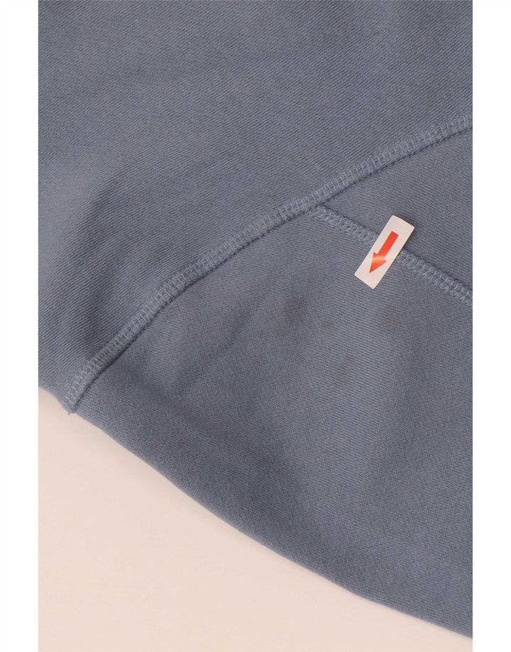 Pulover supradimensionat pentru femei Topshop UK 16, mare, albastru, bumbac