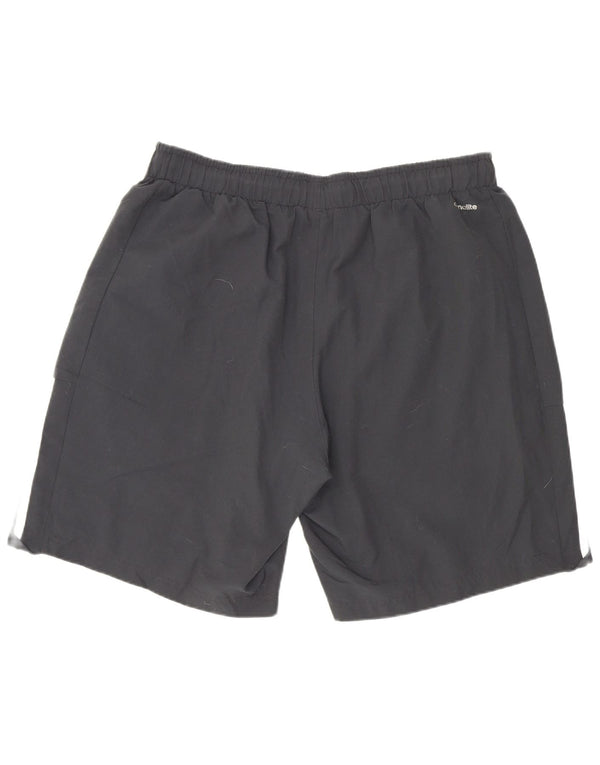 Pantaloni scurți sport pentru bărbați Adidas, mari, negru, poliester