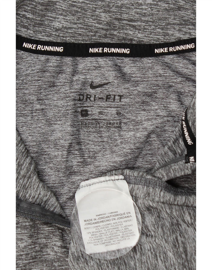 Top de trening Nike pentru bărbați, cu fermoar, cu gât, XL, poliester stricat
