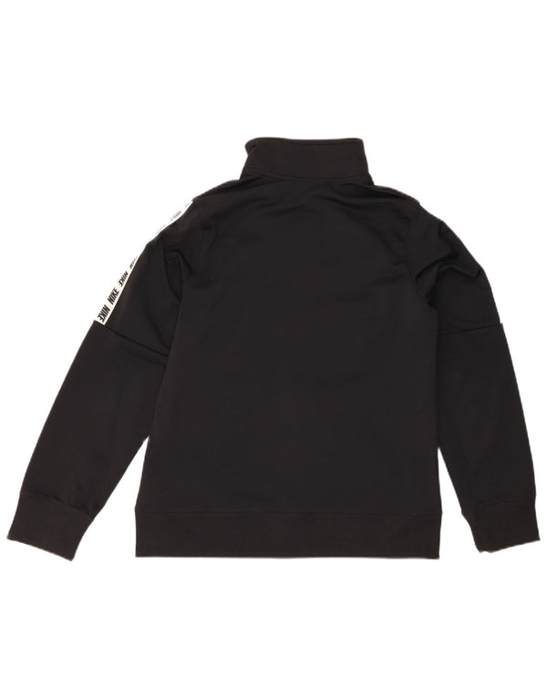 Jachetă de top pentru trening grafic Nike fete 13-14 ani XL negru colorblock