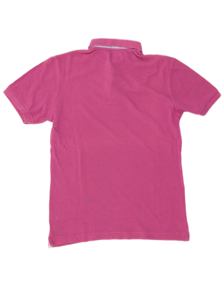 Tricou polo pentru bărbați La Martina, bumbac roz mic