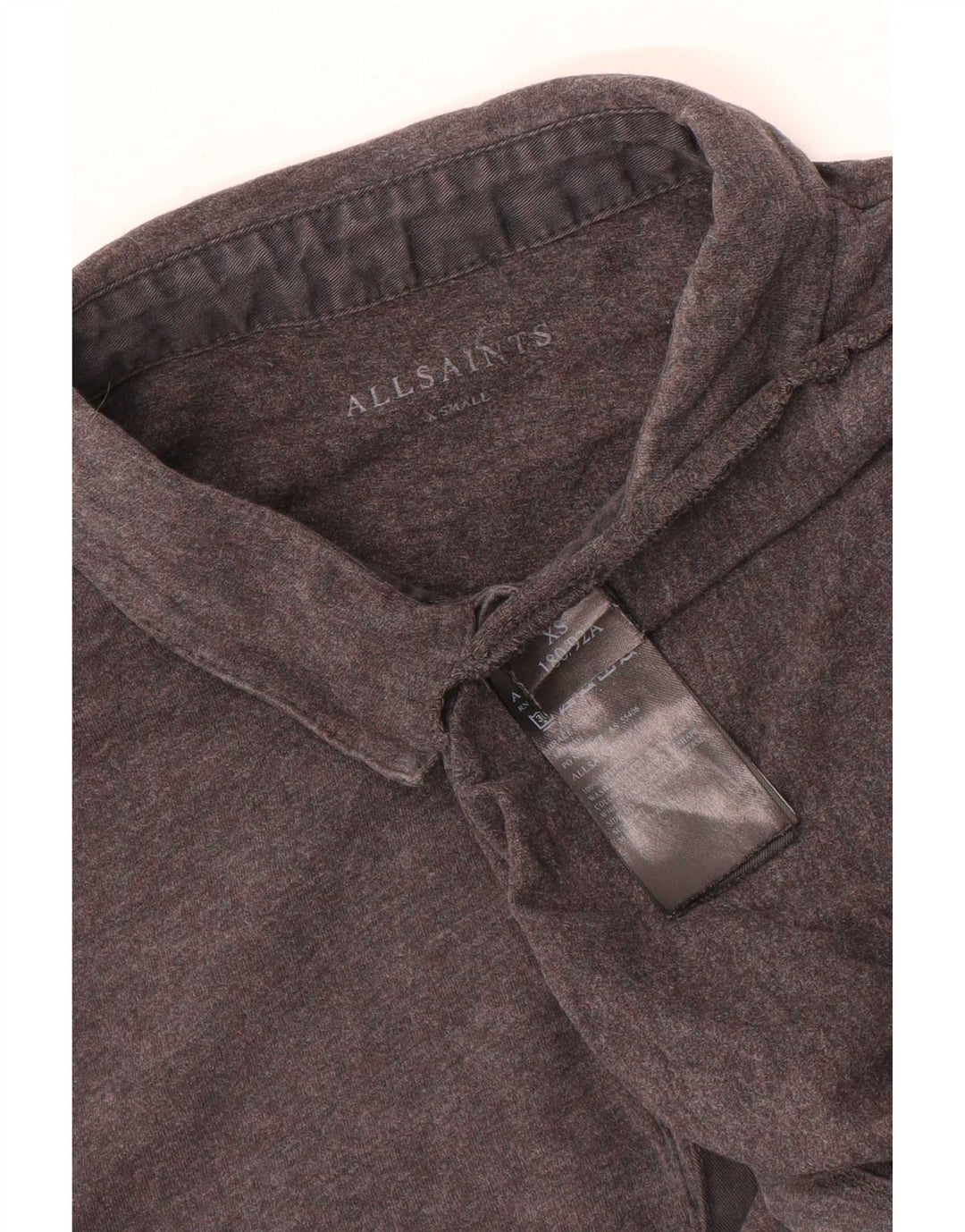 Tricou polo pentru bărbați All Saints XS bumbac gri