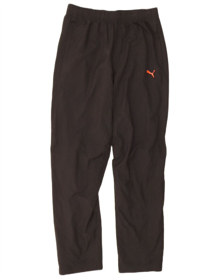 Pantaloni de trening Puma pentru bărbați, poliester mediu negru