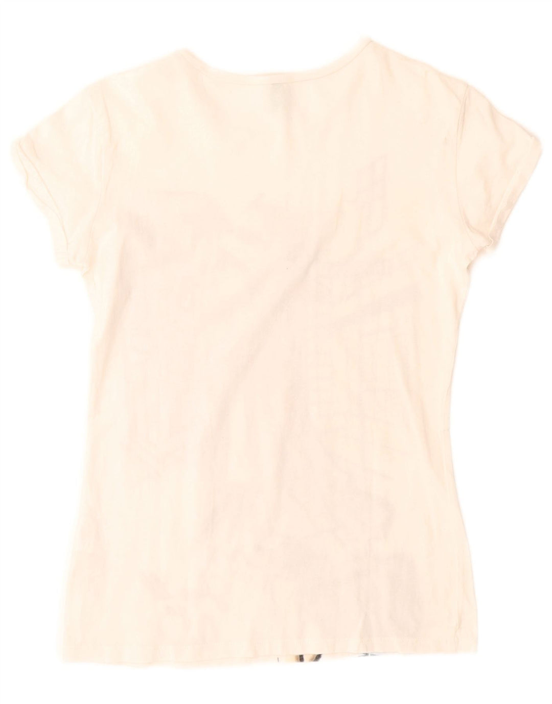 Tricou grafic BENETTON pentru fete Top 11-12 ani 2XL bumbac alb