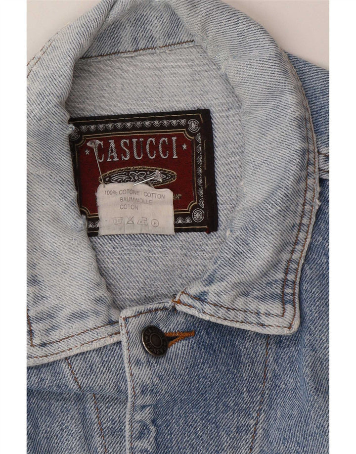 Jachetă de blugi pentru bărbați Casucci UK 40, mare, albastru, bumbac