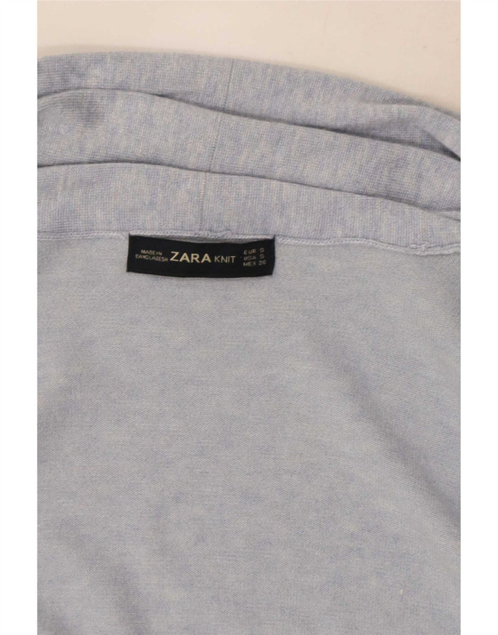 Pulover cardigan pentru femei Zara UK 10 Small Blue