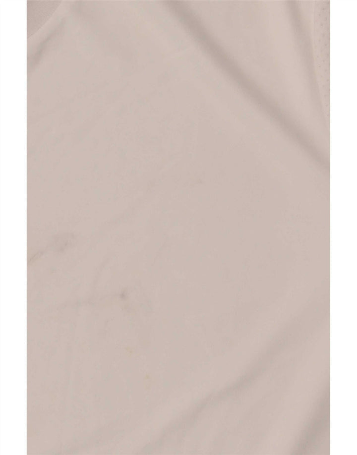 Tricou pentru bărbați Adidas Aeroready Top mare din poliester alb