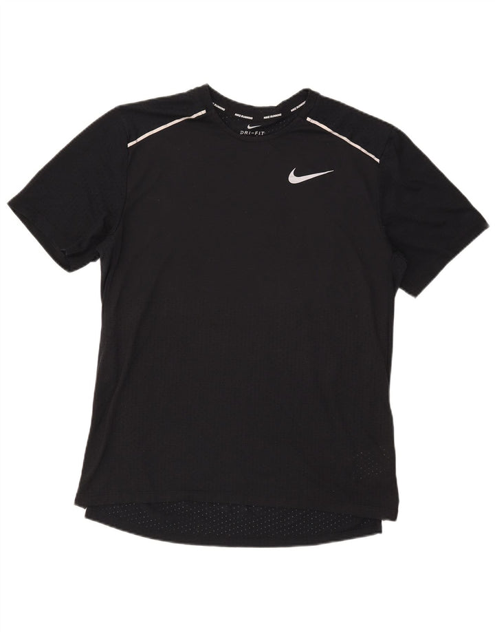 Tricou Nike Dri Fit pentru bărbați Top Mediu Negru Poliester