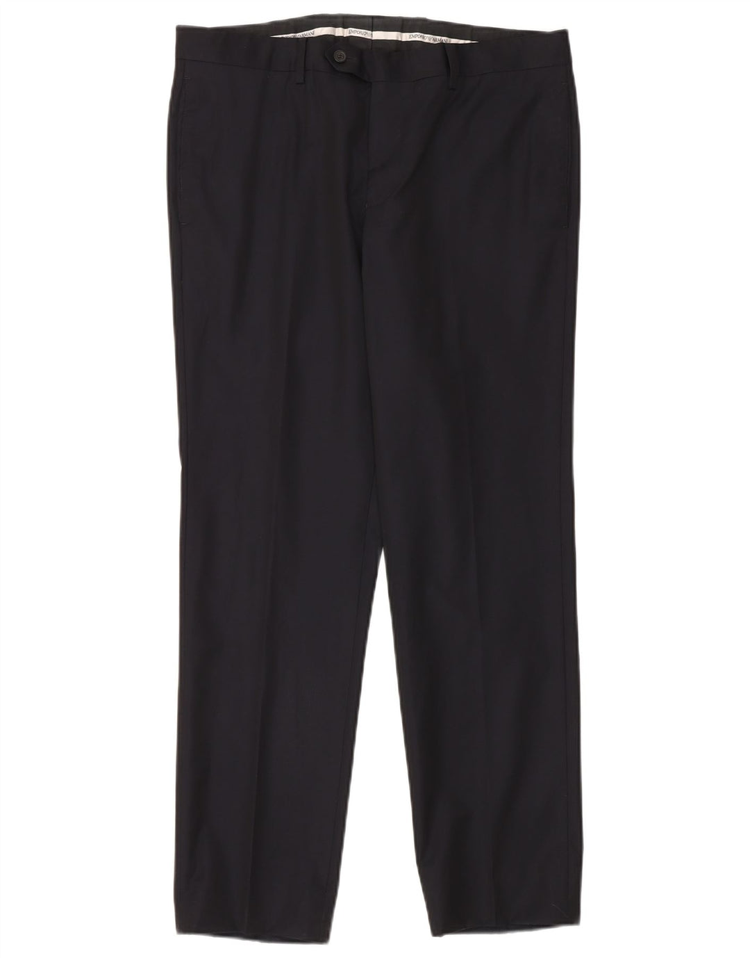 Costum pentru bărbați Emporio Armani 2 nasturi 2 piese IT 50 mare W35 L30 bleumarin