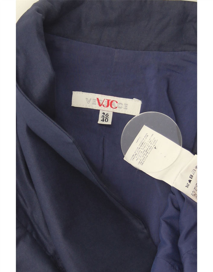 Jachetă Versace pentru femei cu 1 nasture IT 40 Bumbac bleumarin mic