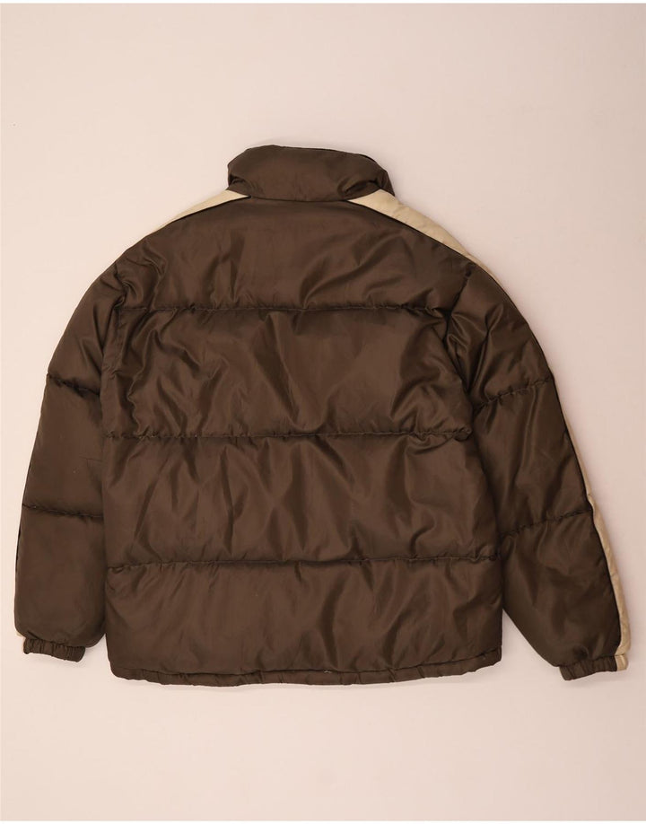 Jachetă căptușită pentru bărbați de Sud UK 42 XL Maro Poliester color bloc