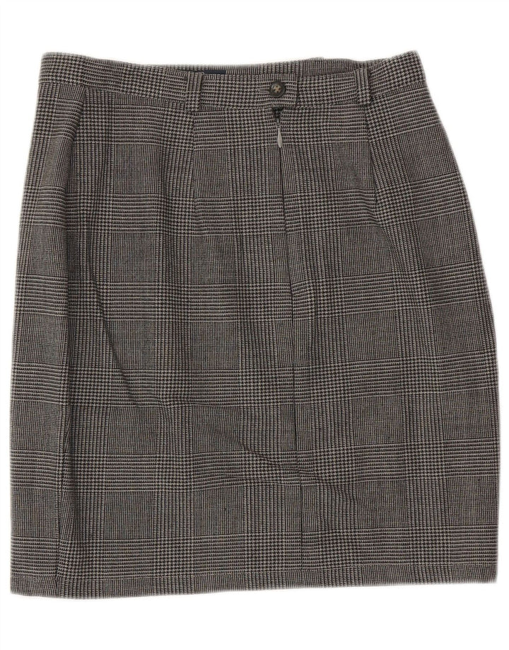 Fusta creion de weekend pentru femei MAX MARA UK 14 mare W29 gri