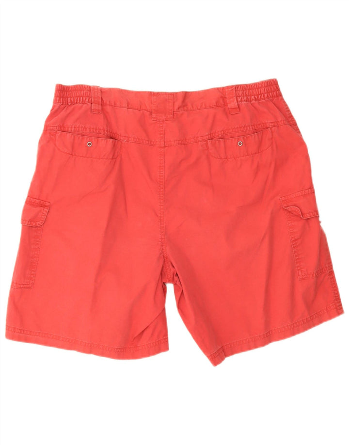 Pantaloni scurți cargo Columbia pentru femei, mari W36, bumbac roșu