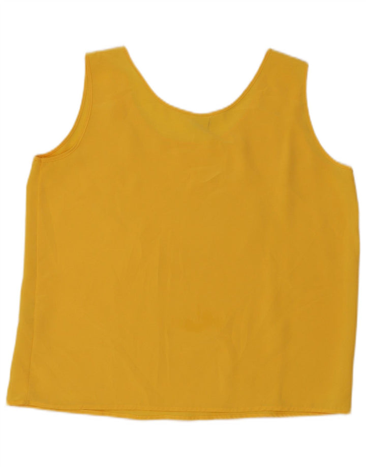 Bluză supradimensionată fără mâneci Primavera Firenze pentru femei US 4 Small Yellow