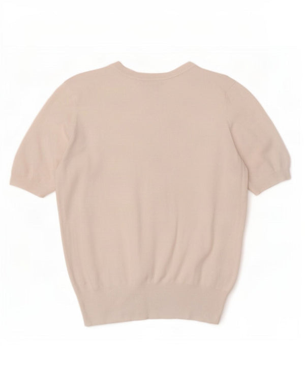 Bluză cu mânecă scurtă pentru femei Zara UK 12 Medium White