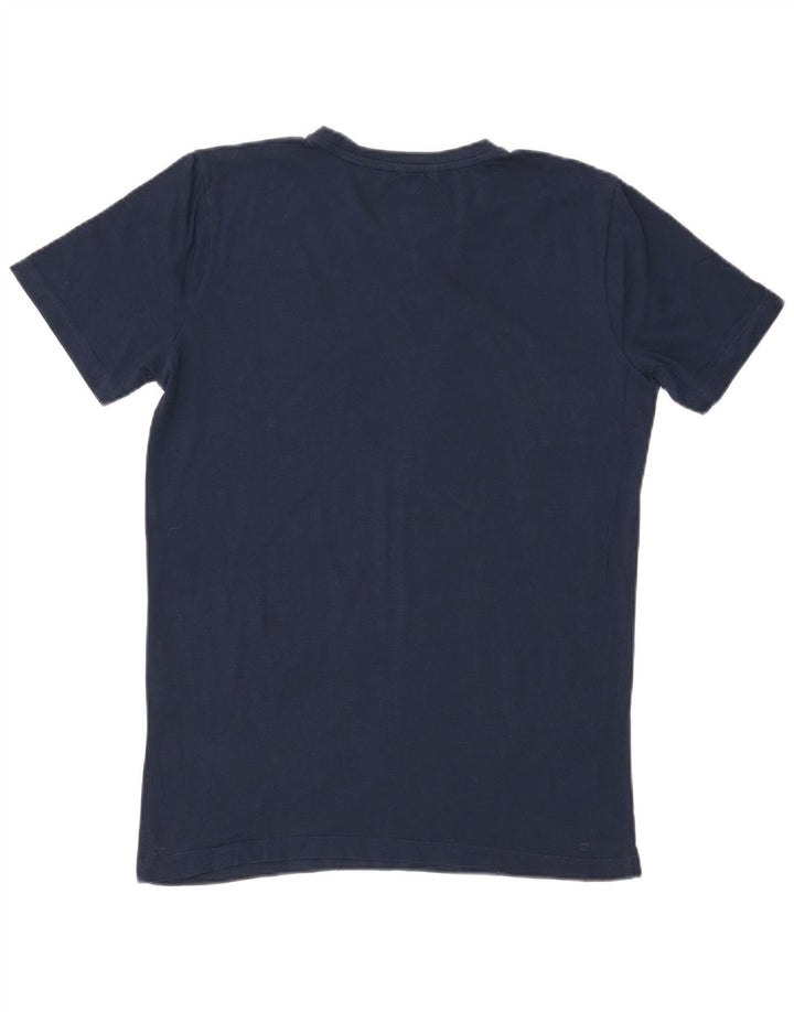 CARRERA Tricou grafic pentru bărbați Top mediu din bumbac bleumarin
