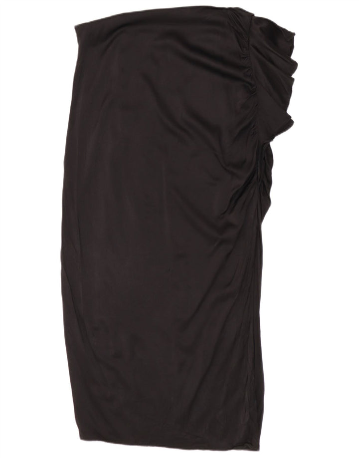Fusta Midi pentru Femei Zara Medium W28 Negru