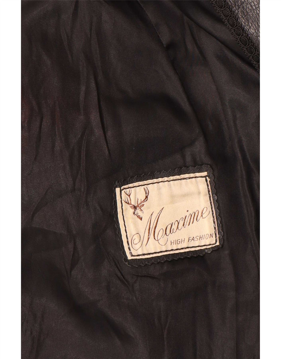 Geacă de piele pentru femei Maxime UK 14 Medium Black