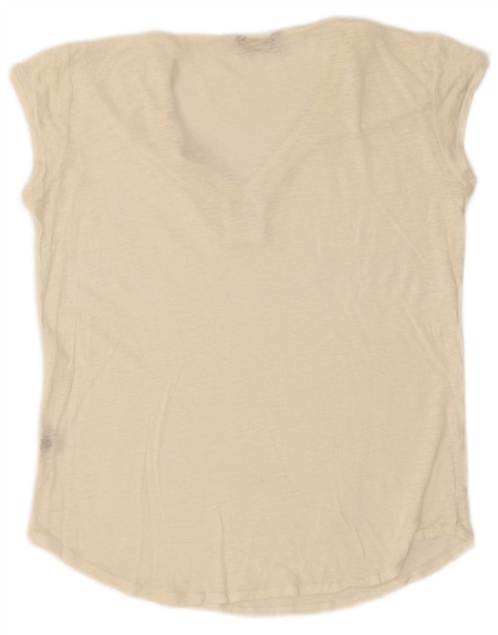 Massimo Dutti Tricou pentru femei Top UK 14 Large Off White