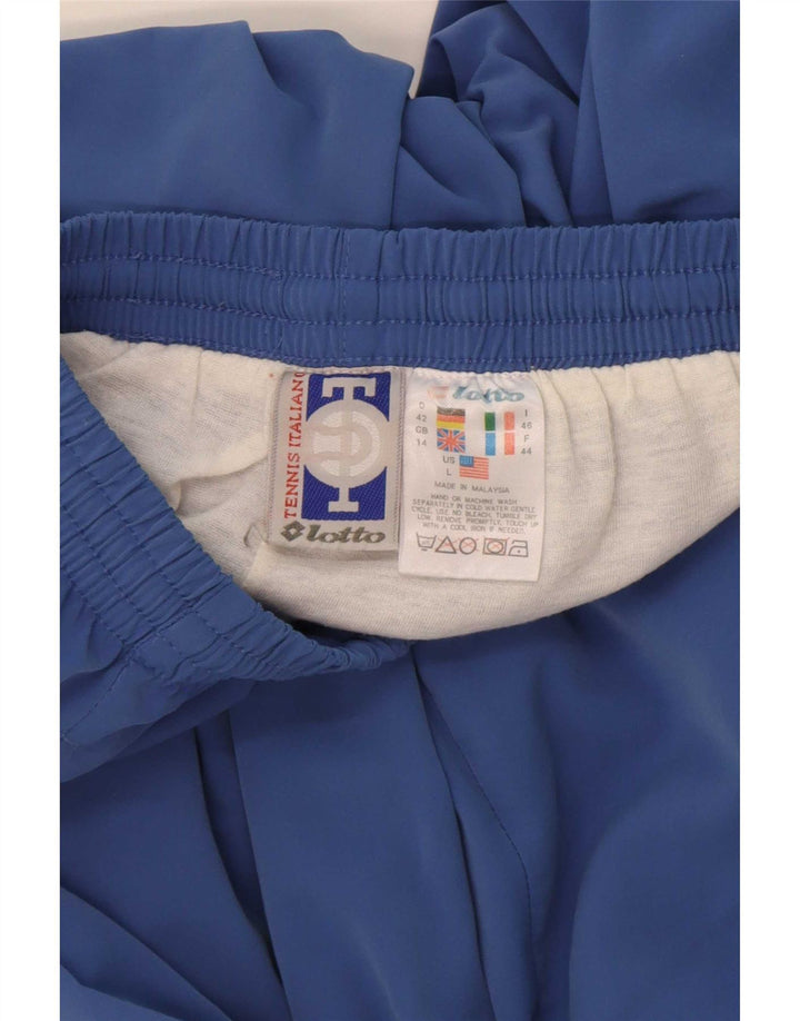 Pantaloni de trening pentru femei Lotto UK 14 Poliester albastru mediu
