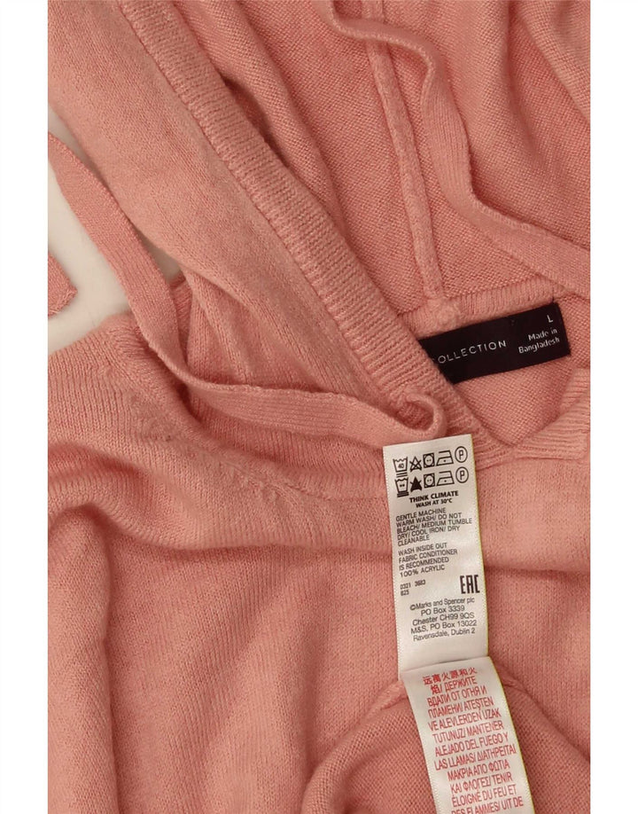 Pulover oversize cu glugă pentru femei Marks & Spencer UK 16 mare roz