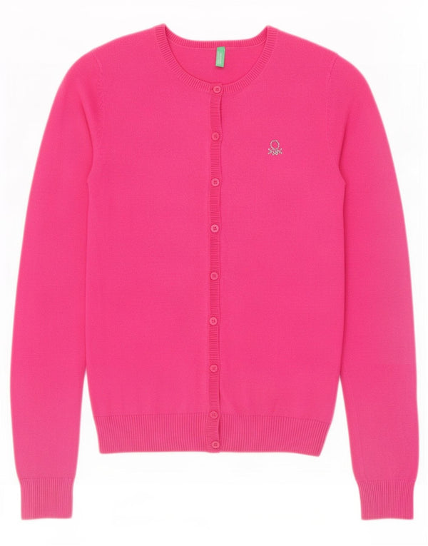 Benetton Pulover cardigan pentru femei UK 4 XS Pink