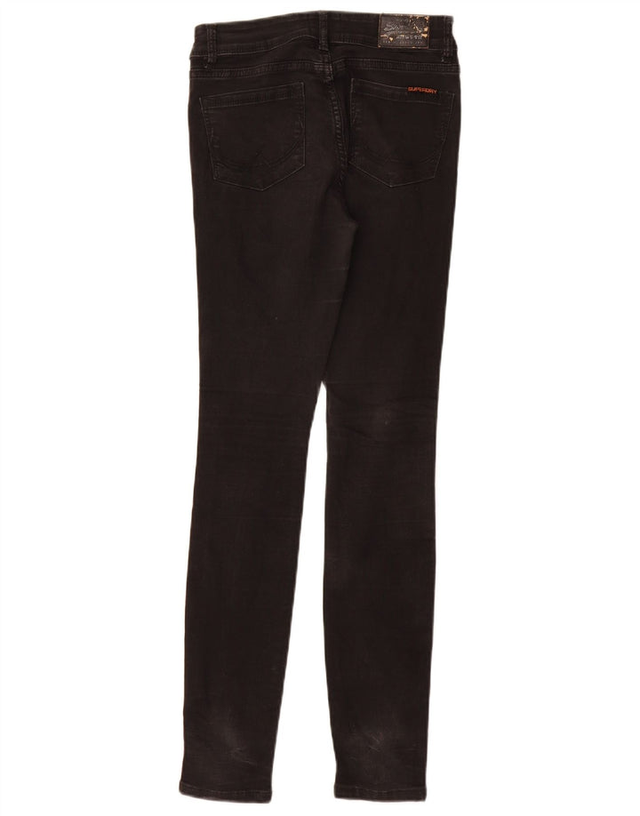 SUPERDRY blugi skinny pentru femei W25 L30 bumbac negru