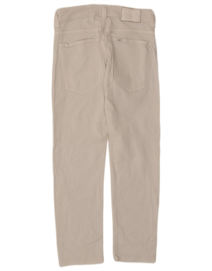 Blugi LEE Powell Slim pentru femei W32 L27 bumbac alb
