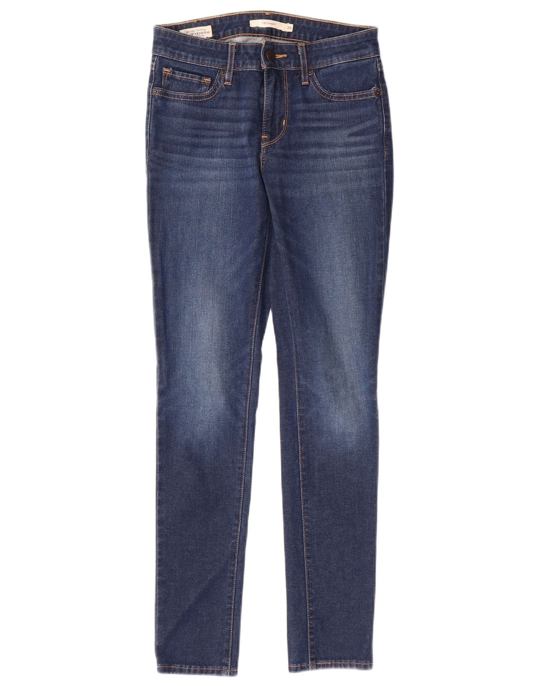 Blugi skinny 711 pentru femei LEVI'S W25 L28 bumbac albastru