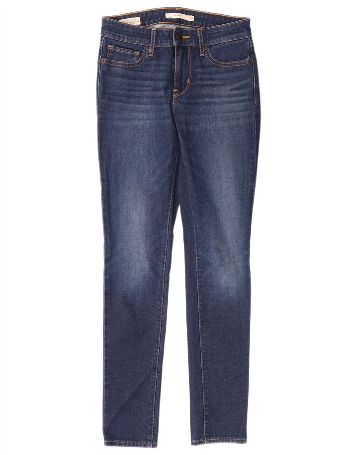 Blugi skinny 711 pentru femei LEVI'S W25 L28 bumbac albastru