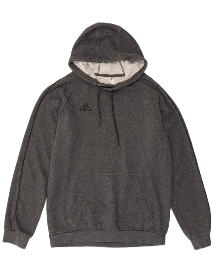Pulover ADIDAS pentru bărbați, bumbac, gri mediu