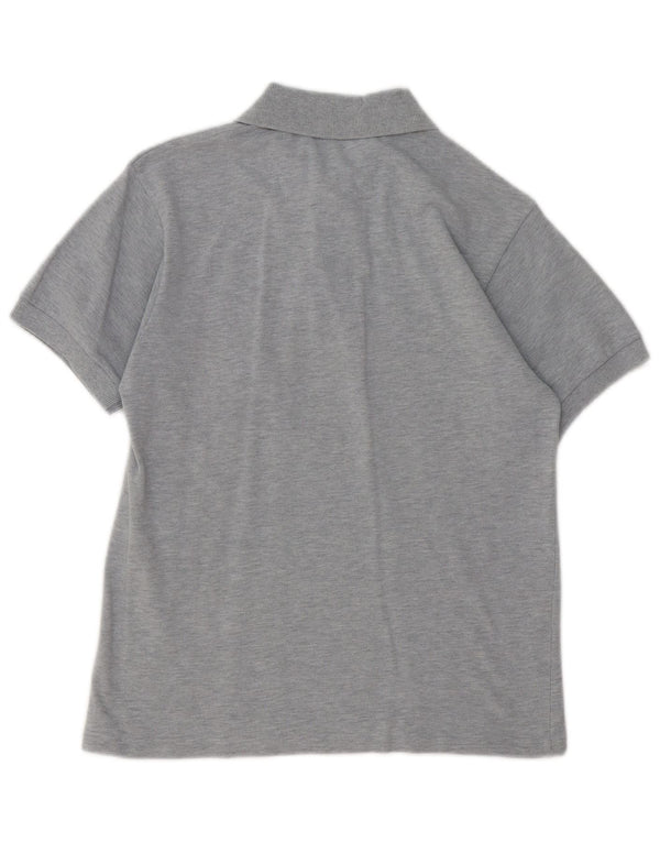 Tricou polo pentru bărbați LACOSTE Mărimea 2 XS bumbac cu pete gri