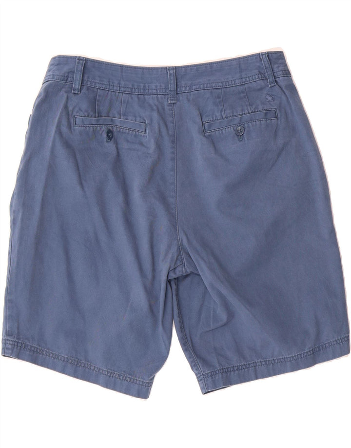 EDDIE BAUER Womens Chino Shorts US 12 Large W34  Blue Cotton Vintage Eddie Bauer and Second-Hand Eddie Bauer from Messina Hembry 