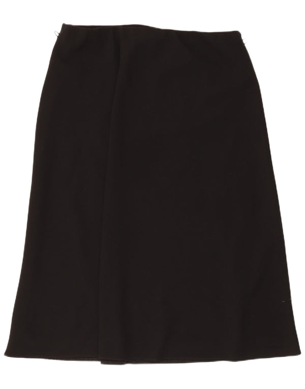 Fustă A-Line pentru femei Marks & Spencer UK 18 XL W36 Poliester negru