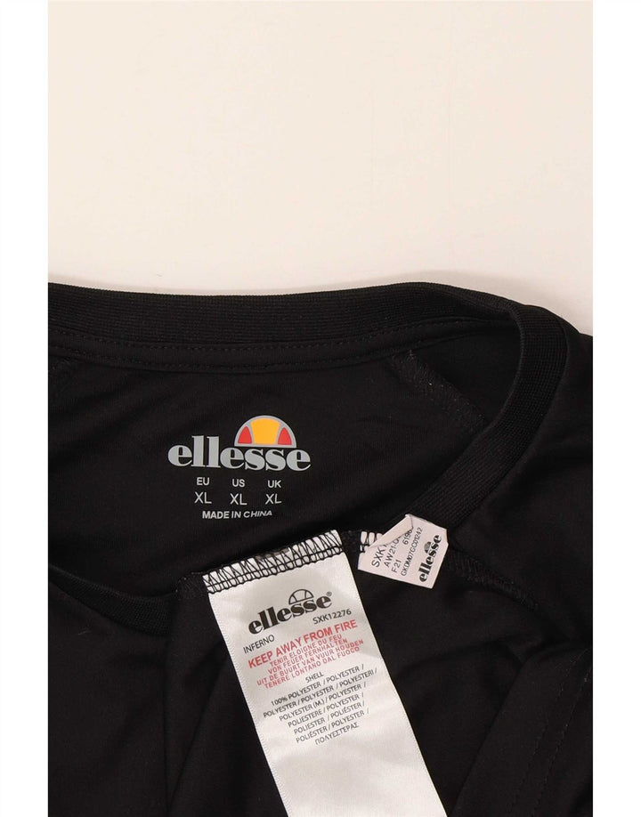 Tricou bărbați Ellesse Top XL Poliester negru