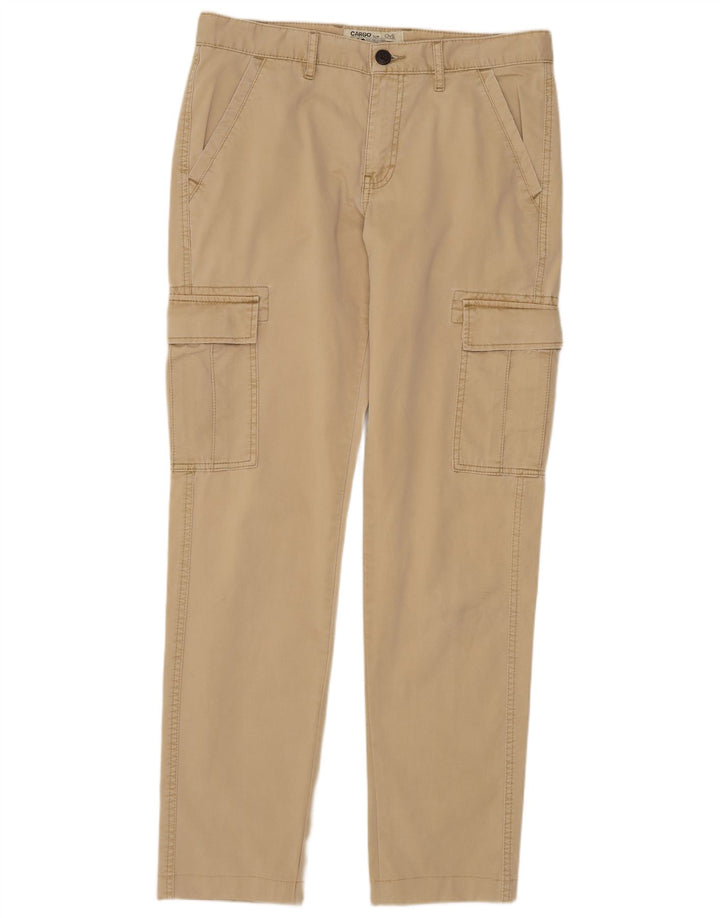 Pantaloni cargo subțiri OVS pentru bărbați IT 48 Medium L34 L32 Bej Bumbac