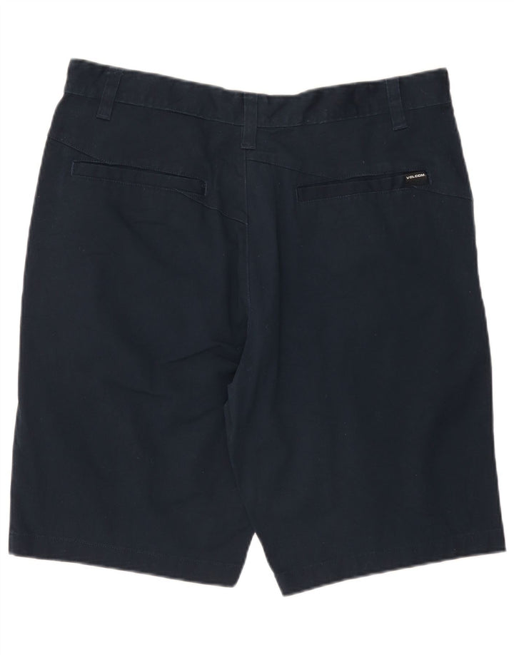 Pantaloni scurți chino pentru bărbați Volcom W36, mari, albastru, bumbac