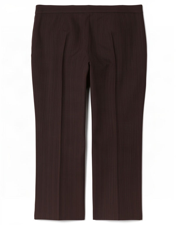 Pantaloni de costum pentru femei Marks & Spencer UK 20 2XL W40 L30 maro cu dungi
