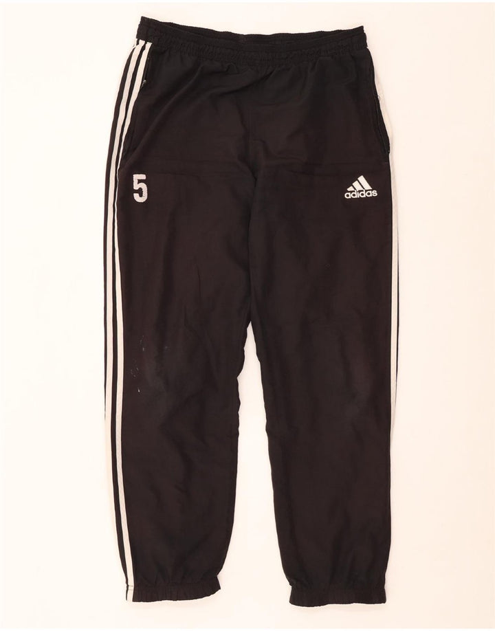 Pantaloni de trening grafic ADIDAS pentru bărbați Pantaloni de jogging mari, negru, poliester