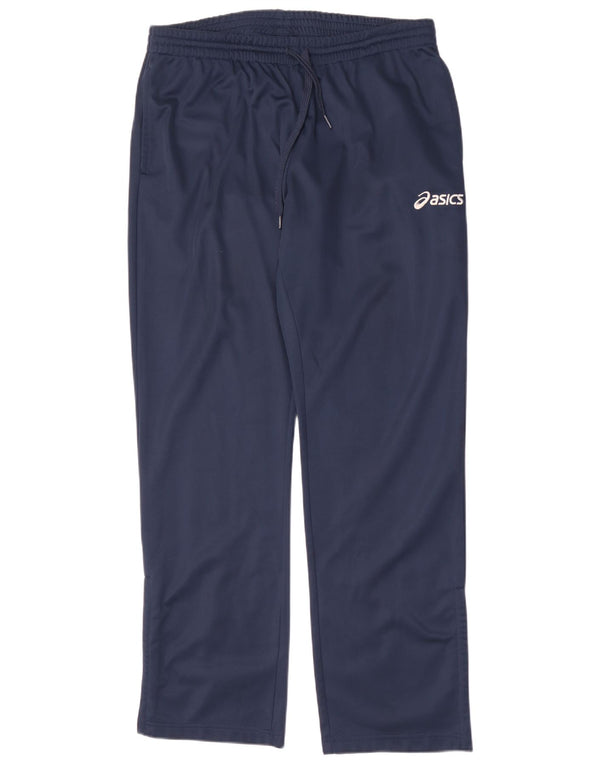 Pantaloni de trening Asics pentru bărbați, mari, bleumarin, poliester