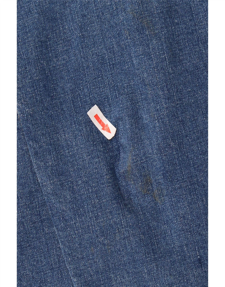 WRANGLER Blugi drepti pentru bărbați W34 L30 Bumbac albastru