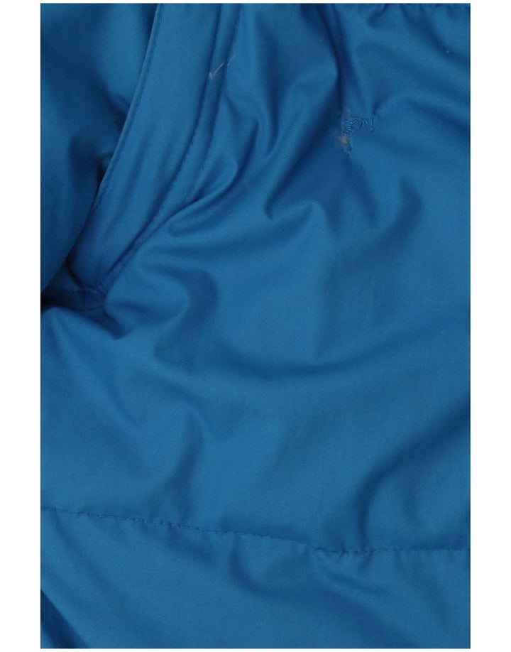 Jachetă căptușită pentru băieți VINTAGE 15-16 ani poliester albastru