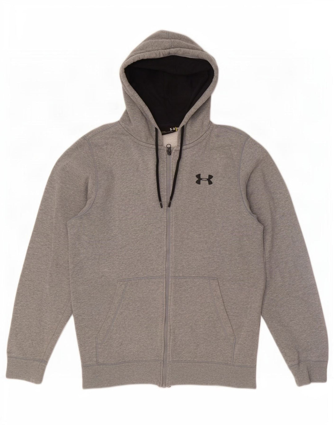 Pulover Under Armour pentru bărbați, cu fermoar și cu capota, mic, gri, pătat