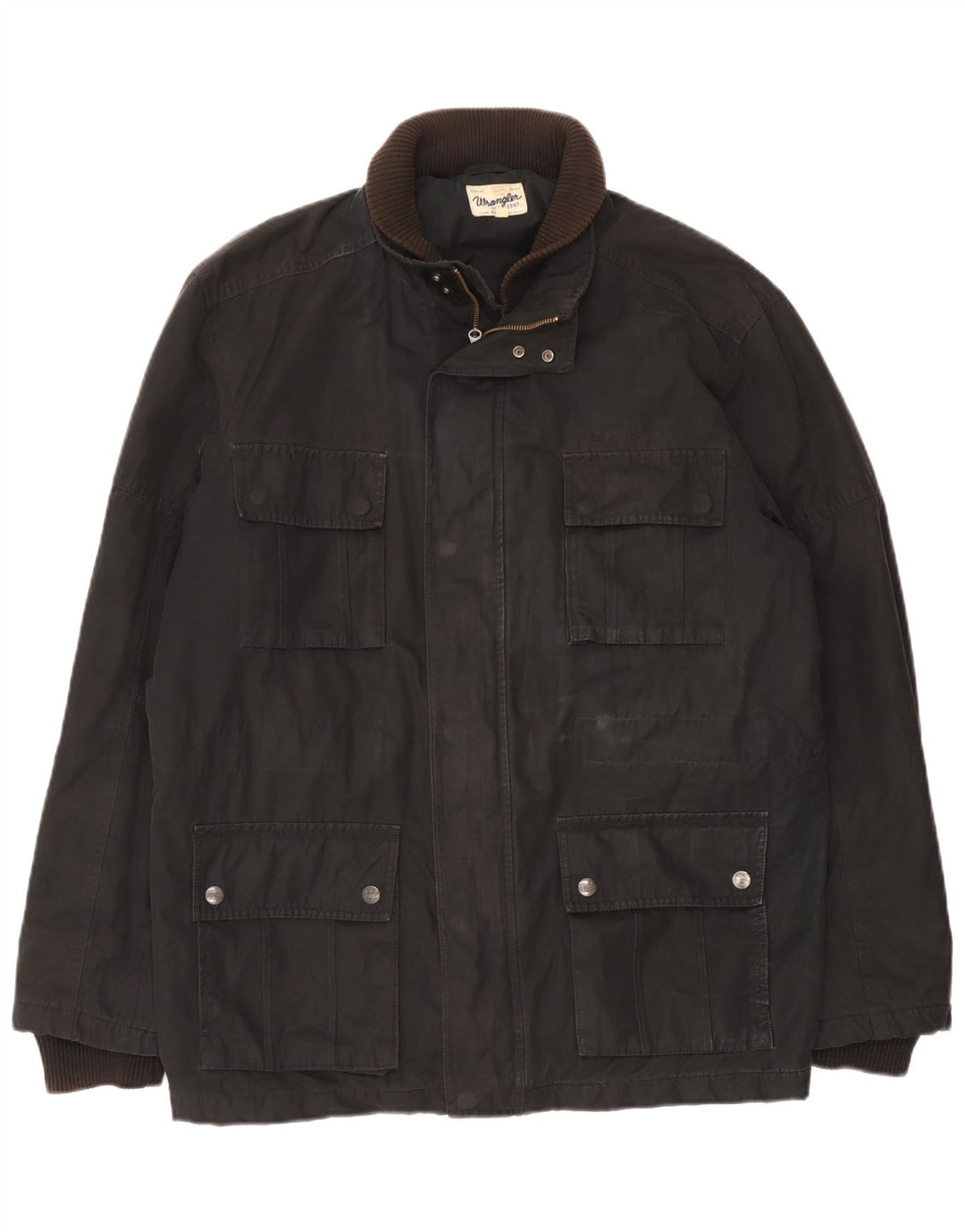 Jachetă Wrangler pentru bărbați, UK 42 XL, poliester negru
