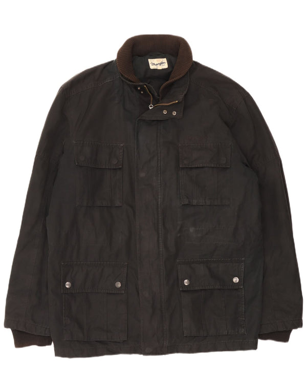 Jachetă Wrangler pentru bărbați, UK 42 XL, poliester negru