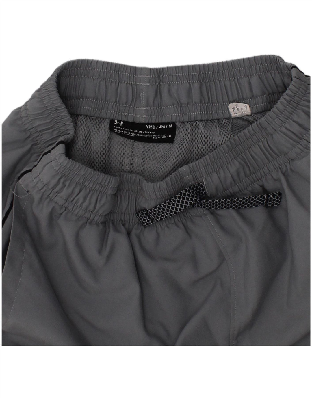 Pantaloni scurți sport grafic Under Armour pentru băieți 10-11 ani, gri mediu sport