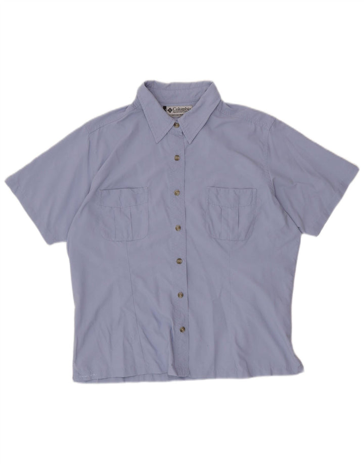 Cămașă cu mânecă scurtă pentru femei COLUMBIA UK 18 XL Nailon violet