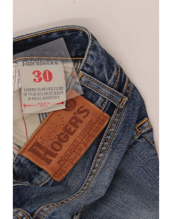 Blugi drepti pentru femei ROY ROGERS L30 L32 Bumbac albastru